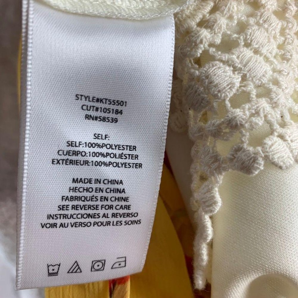 Kut From the Kloth Mixed Media Cold Shoulder Top - Picture 8 of 8